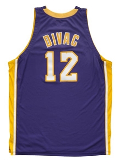 2004-05 Vlade Divac Game Worn Los Angeles Lakers Road Jersey (DC Sports)
